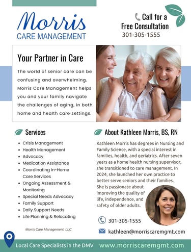 Morris Care Agency Flyer