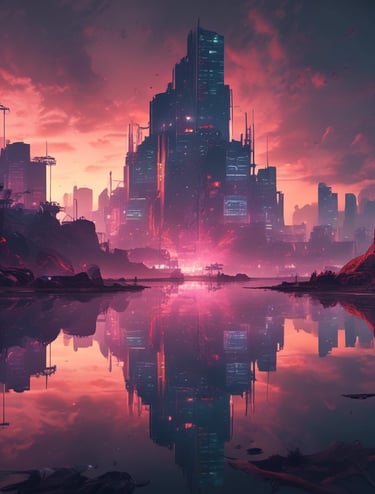 empty hallway between concrete buildings during daytime