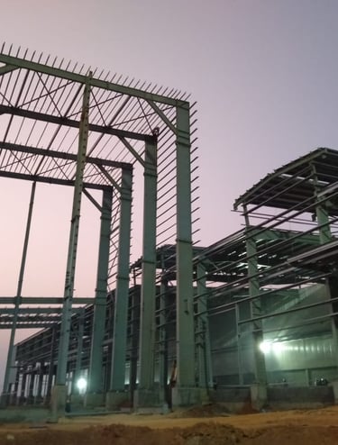 MDF Board Plant Factory Shed in Atchutapuram, Vizag, Andhra Pradesh