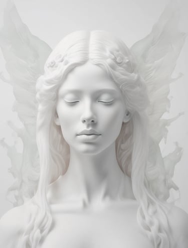 A close-up of a vibrant abstract painting with soft brush strokes and warm colors reflecting light and emotion.