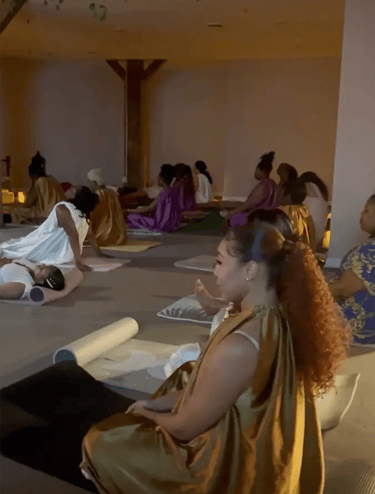 Meditation spa event at Sentiment Sessions