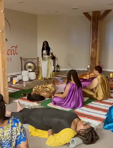 Stretching spa event at Sentiment Sessions