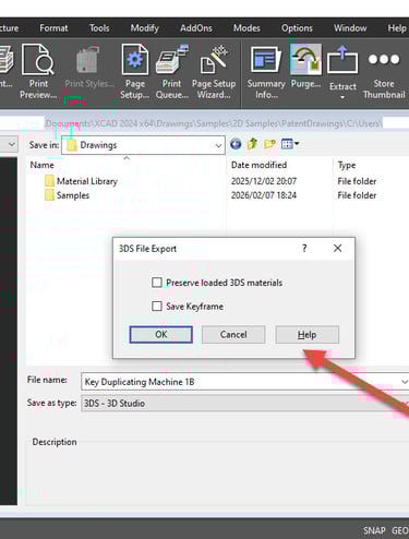 3DS File Export in xCAD