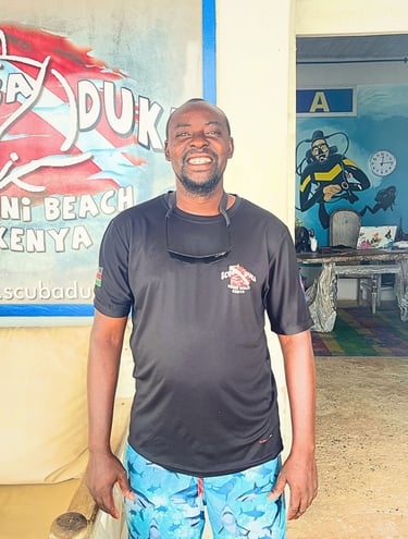 Scuba duka staff Raymond Captain