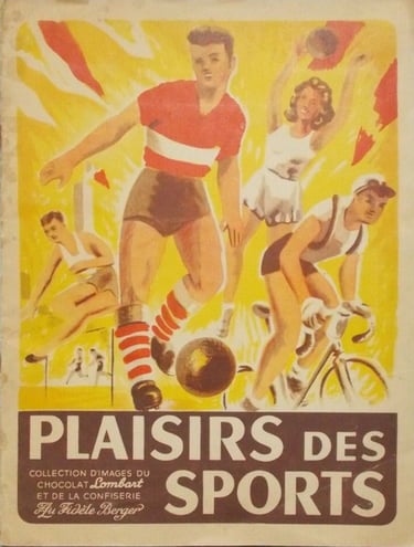 Collection D' Images Plaisirs Des Sports Chromos Card Album 1951