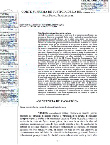 SENTENCIA DE CASACIÓN N.º 3134-2022/LAMBAYEQUE
