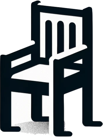 Une chaise transporté dans un conteneur pour être ensuite vendu au Bric-à-brac