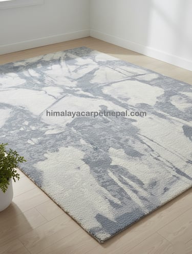 Custom bespoke handmade rugs crafted in Nepal – abstract design-Himalaya Carpet Industries