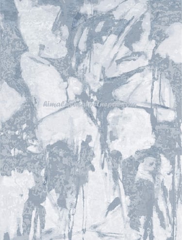 Handmade carpet with Abstract patterns - himalayacarpetnepal.com