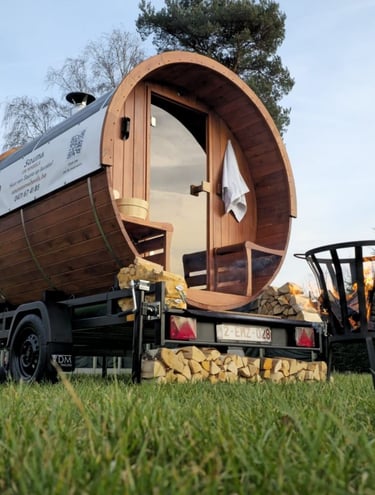 Wellness aan huis met mobiele barrelsauna