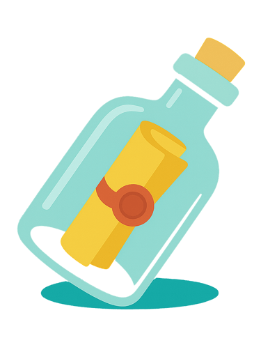 a bottle of alcohol with a wax seal on it