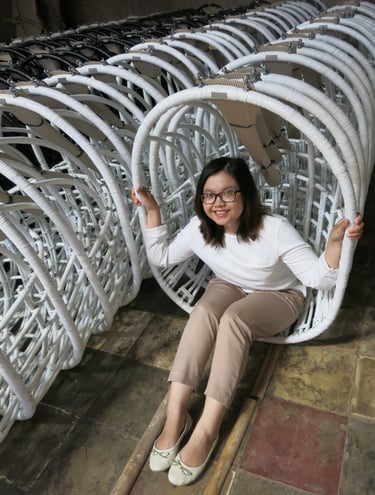 For 13 years, Primuss Furniture has been supplying egg chairs for Sissy Boy Homeland.