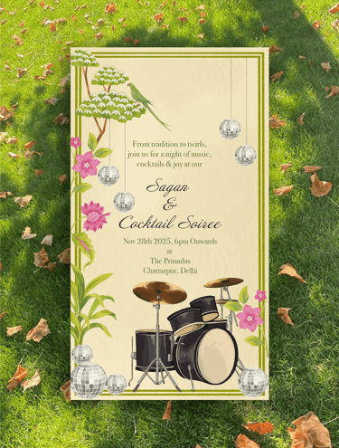 a wedding invitation for a wedding reception or reception