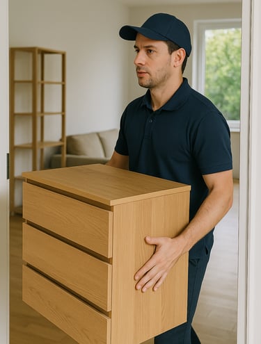 Transporte confiable de muebles e inmuebles con cuidado y puntualidad