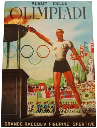 1960 Casa Editrice Filalbo Album Delle Olimpiadi Grande Raccolta Figurine Sportive Rare Sports Cards