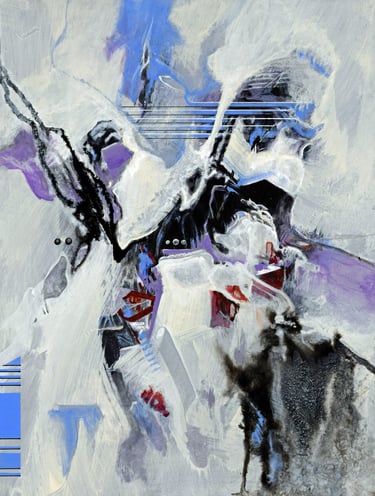 original abstract painting by Eric Stiles