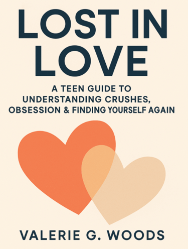 Lost In Love Cover with graphic image of two hearts