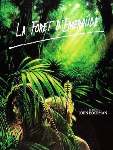Poster for the film "The Emerald Forest"