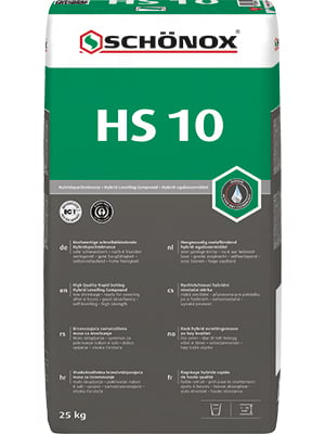 Schonox hs10, hibridinis, savaime išsilyginantis, grindims, greit džiustantis.
