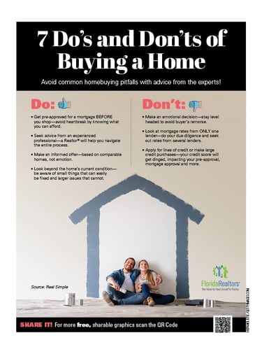 Seven Do's and Don'ts of Buying a Home