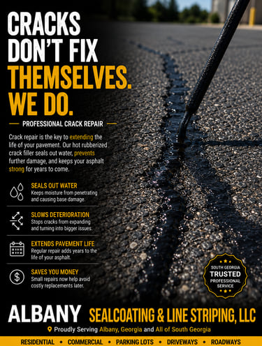 Albany Sealcoating & Line Striping, LLC - Parking Lot Repair Service