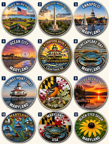 12 Maryland Magnets
