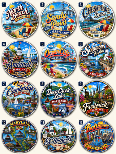 12 Maryland Magnets