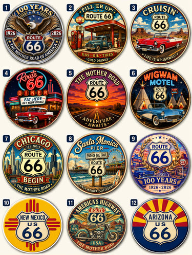 Route 66 Magnets