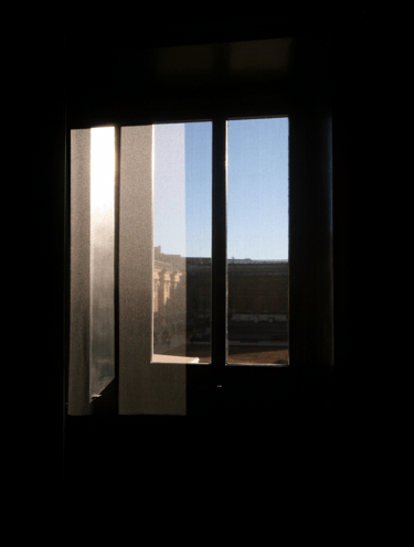 Impression of the inner terrace in the Vatican Museum 