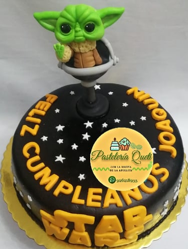 pasteleria queti torta personalizada star wars lima peru