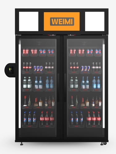 WEIMI gudrais ledusskapis, tirdzniecības automāts