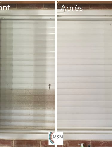 Avant après remise en état de volets roulants Montville M&M