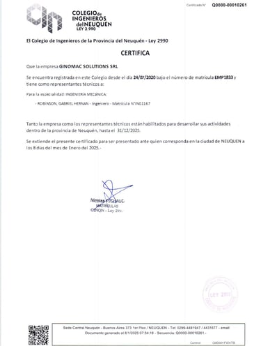 Colegio de Ingenieros de Neuquen