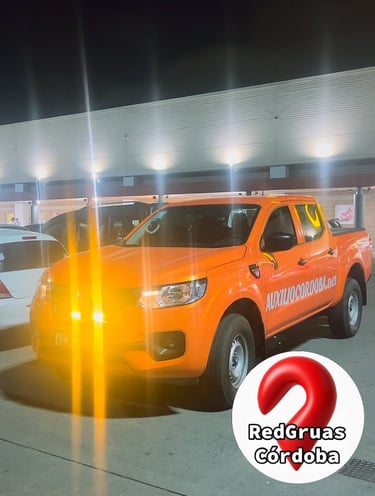 auxilio vial con grúa Córdoba provincia