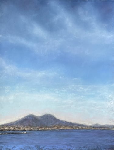 Pastel sec - Vésuve