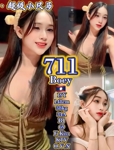Collage of a young Asian woman with long brown hair, featuring text overlays and a Laos flag icon.