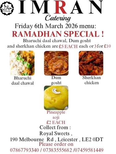 Ramadan 2026 Menu