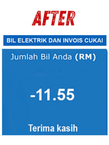 lower electricity bills after installing solar panels or solar system 