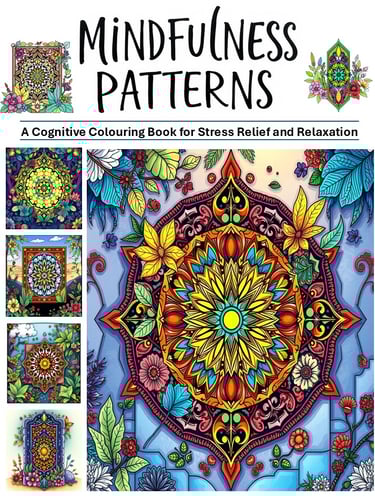 Mindfulness Patterns Colouring Book cover