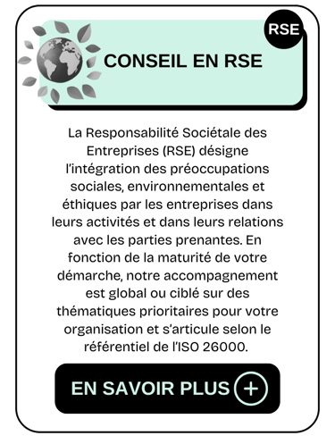 Conseil en RSE développement durable PME Paris