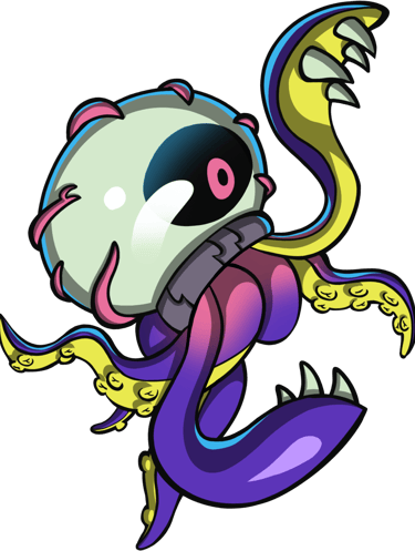 Do not let Octoeye grab you!