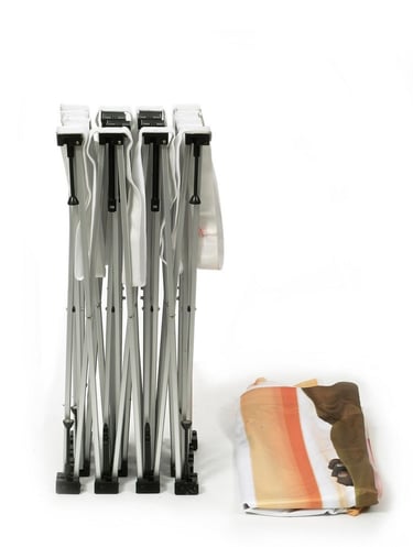 fabric flex or velcro popup