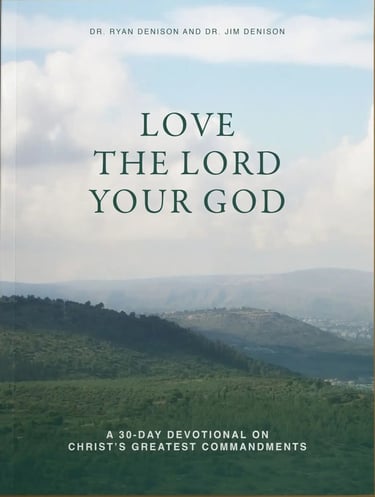 Book cover: Love the Lord Your God