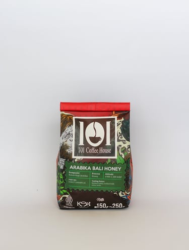Arabika Bali Honey produksi 101 coffee house dengan profile manual brew