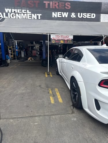 Customer review about tire and alignment service at Fast Tire Shop East Los Angeles