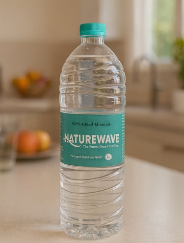 NeatureWave 1 L Round Water Bottle