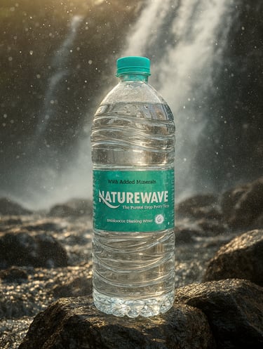 NeatureWave 1 L Round Water Bottle