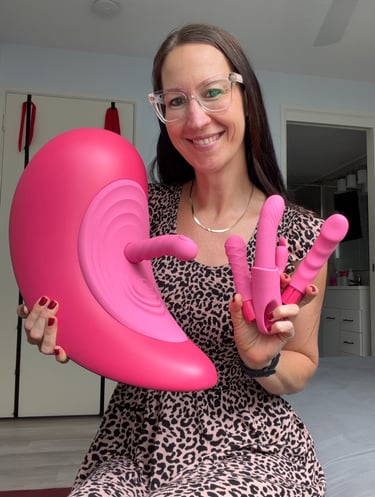Viva Desire RiderGo and Rider Desire with Pleasure Toy Queen Patricia for her review