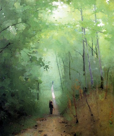 Sfeervol impressionistisch landschap
