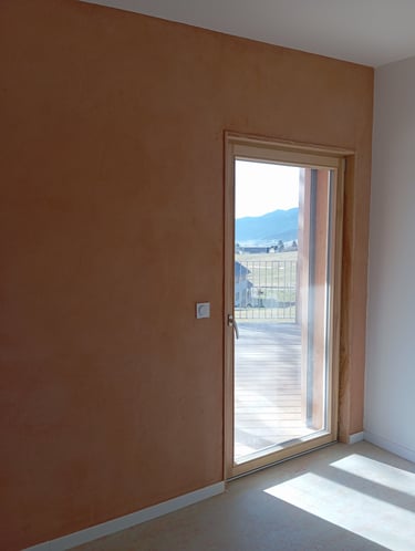 Enduit terre intérieur